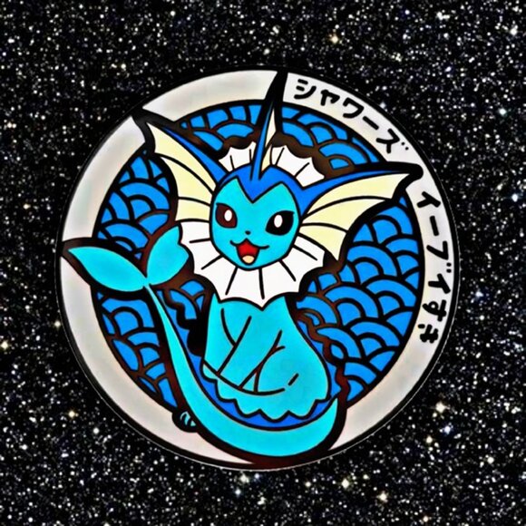 Pokemon Eeveelution Enamel Pin Set Eevee Vaporeon Jolteon Flareon Umbreon Espeon - Picture 5 of 12